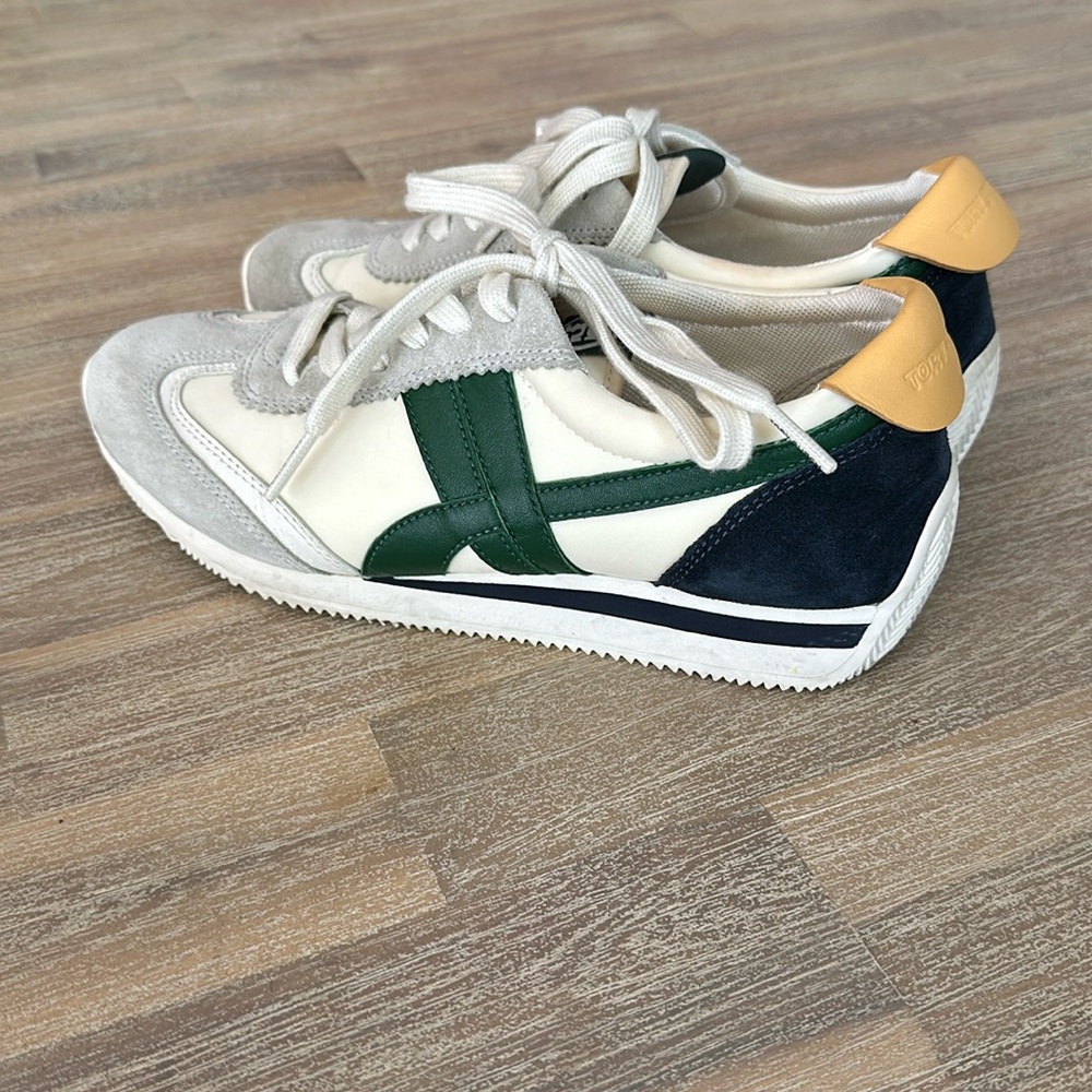 TORY BURCH
Hank Sneaker - Ivory/ Willow/ Jackfruit